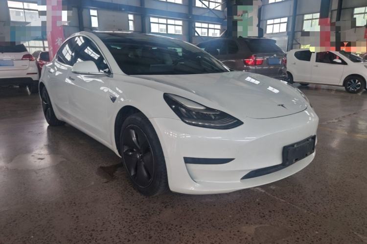 Used Tesla Model 3 2020 Standard Range Rear-Wheel Drive Upgraded Version Front Right 45 Deg