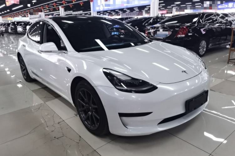 Used Tesla Model 3 2020 Standard Range Rear-Wheel Drive Upgraded Version Front Right 45 Deg