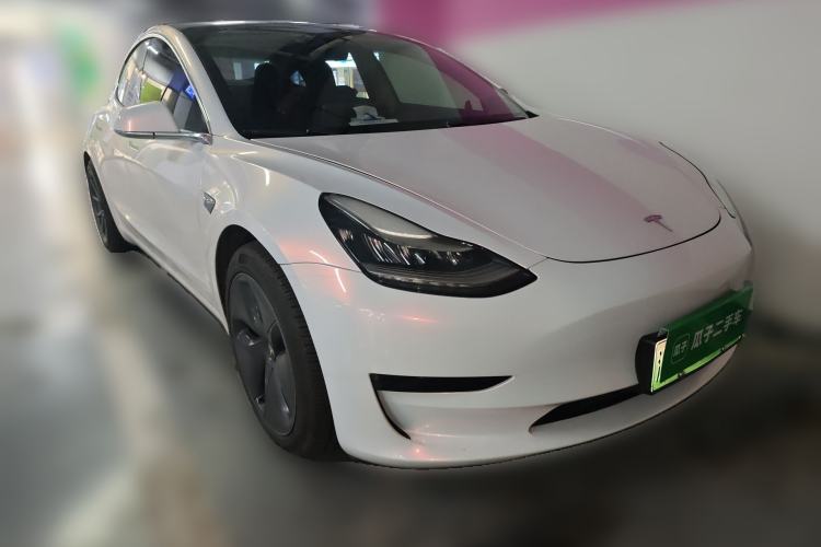 Used Tesla Model 3 2020 Standard Range Rear-Wheel Drive Upgraded Version Front Right 45 Deg