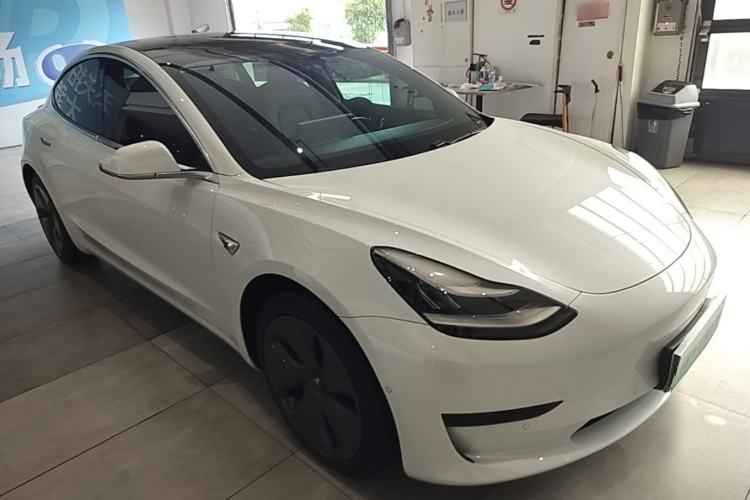 Used Tesla Model 3 2020 Standard Range Rear-Wheel Drive Upgraded Version Front Right 45 Deg