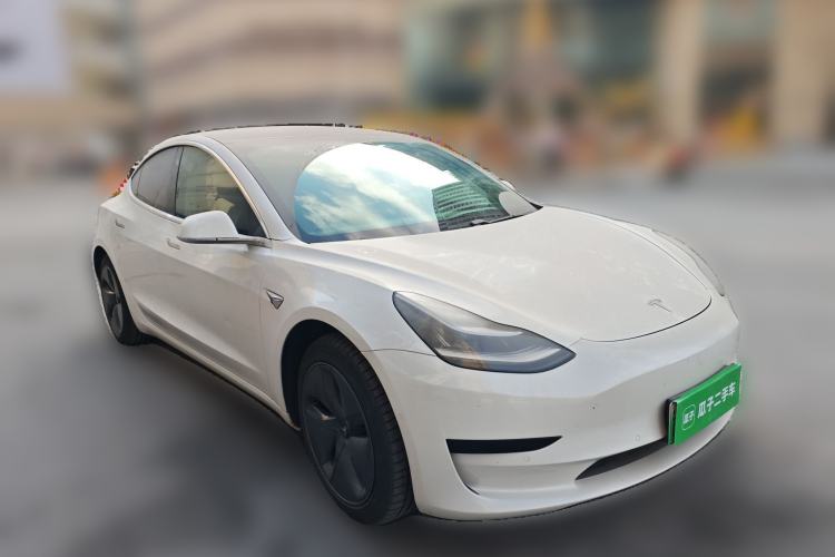 Used Tesla Model 3 2020 Standard Range Rear-Wheel Drive Upgraded Version Front Right 45 Deg