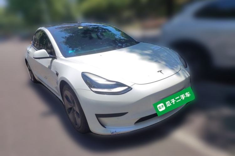 Used Tesla Model 3 2020 Standard Range Rear-Wheel Drive Upgraded Version Front Right 45 Deg