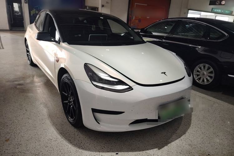 Used Tesla Model 3 2020 Standard Range Rear-Wheel Drive Upgraded Version Front Right 45 Deg