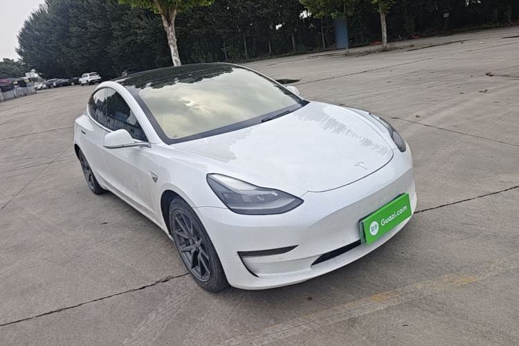Used Tesla Model 3 2020 Refreshed Version Long-Range Rear-Wheel Drive Front Right 45 Deg
