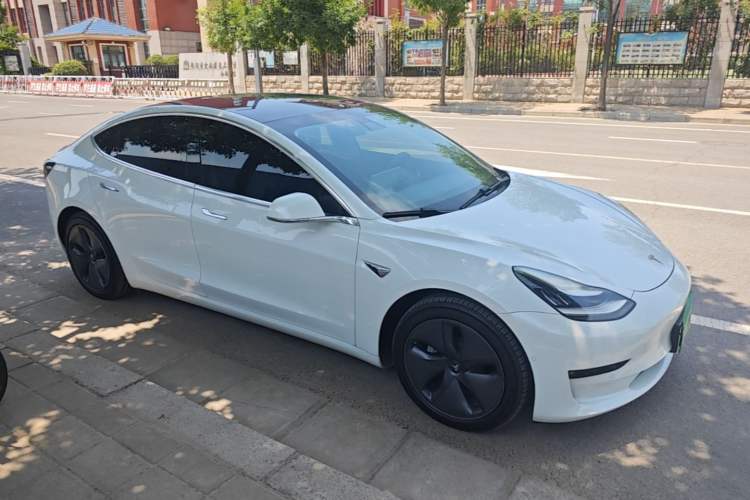 Used Tesla Model 3 2020 Standard Range Rear-Wheel Drive Upgraded Version Front Right 45 Deg