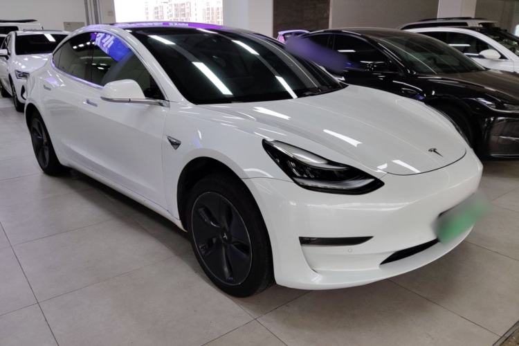 Used Tesla Model 3 2020 Refreshed Version Long-Range Rear-Wheel Drive Front Right 45 Deg