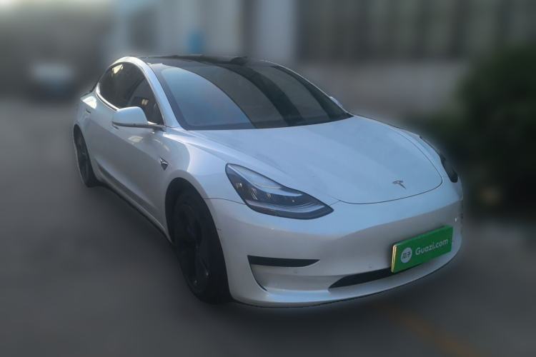 Used Tesla Model 3 2020 Standard Range Rear-Wheel Drive Upgraded Version Front Right 45 Deg
