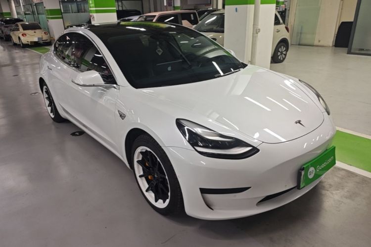 Used Tesla Model 3 2020 Standard Range Rear-Wheel Drive Upgraded Version Front Right 45 Deg
