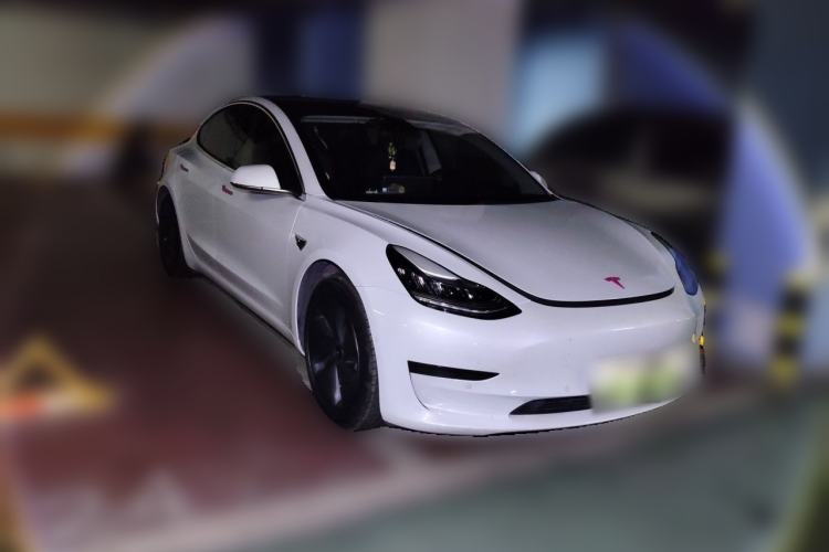 Used Tesla Model 3 2020 Standard Range Rear-Wheel Drive Upgraded Version Front Right 45 Deg