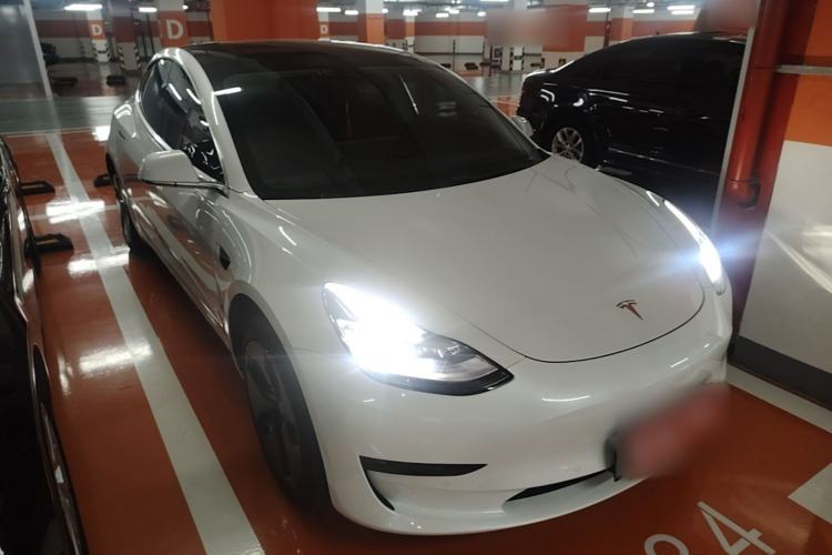 Used Tesla Model 3 2020 Standard Range Rear-Wheel Drive Upgraded Version Front Right 45 Deg