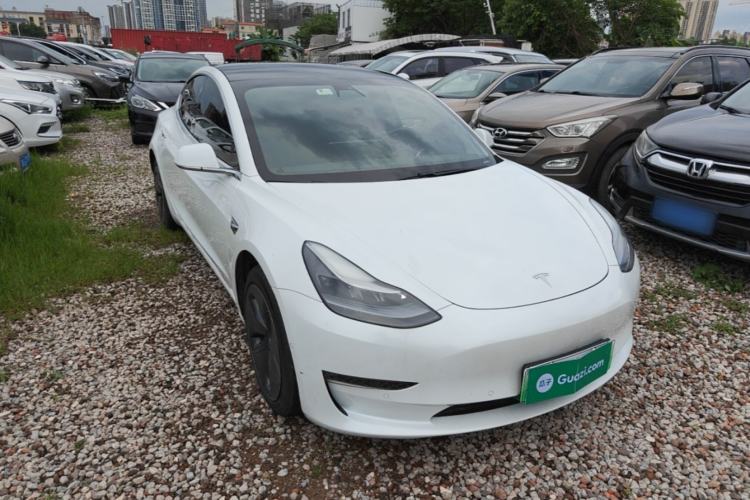 Used Tesla Model 3 2020 Refreshed Version Long-Range Rear-Wheel Drive Front Right 45 Deg