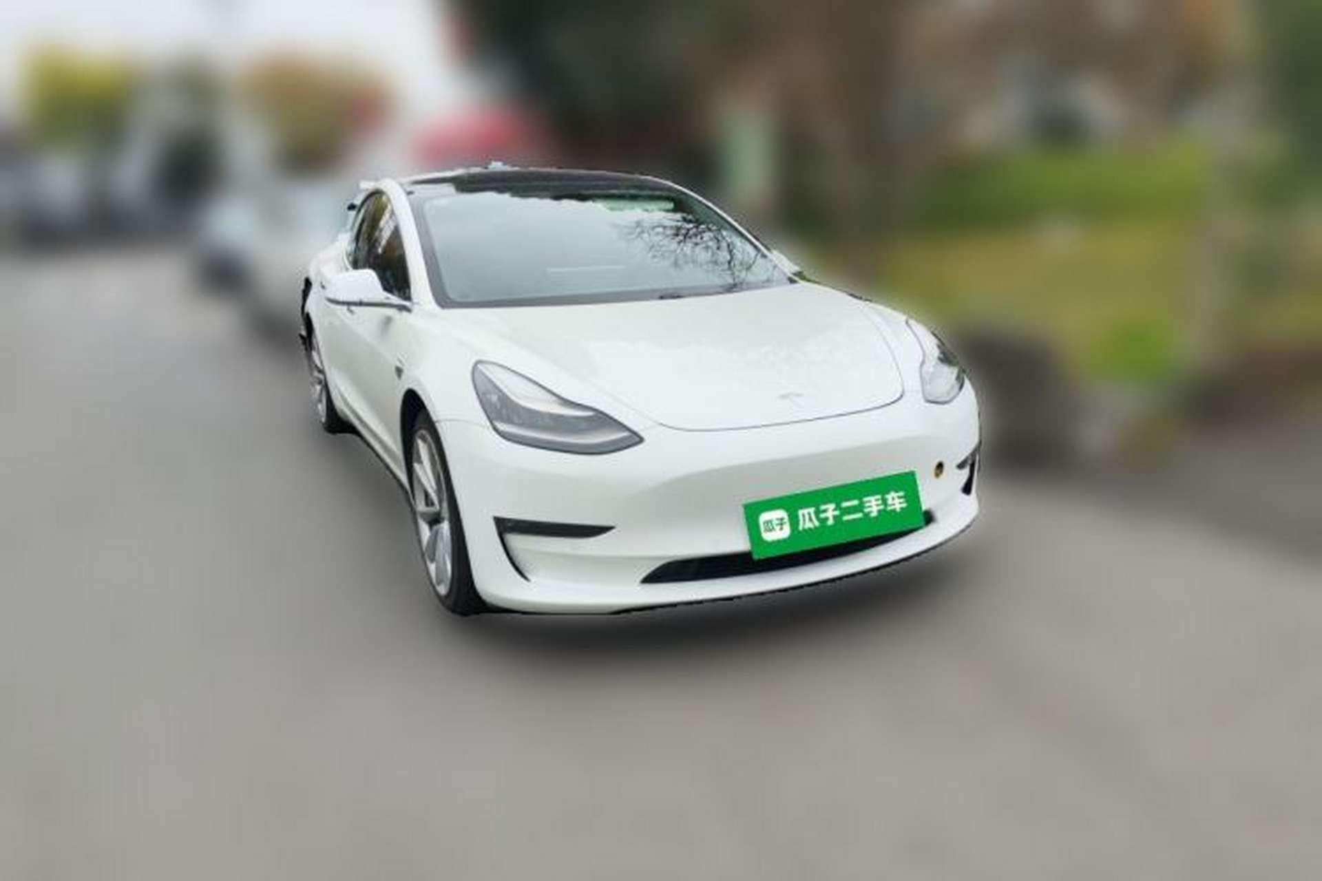 Used Tesla Model 3 2020 Refreshed Version Long-Range Rear-Wheel Drive Front Right 45 Deg