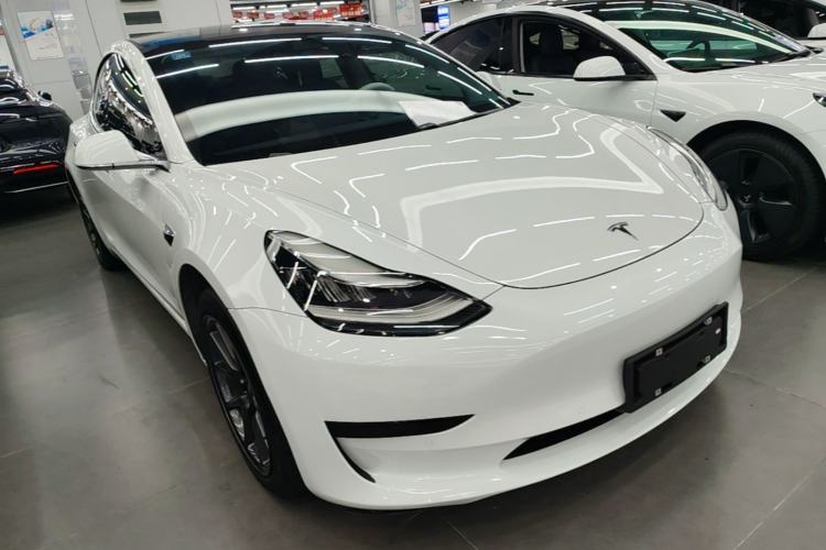 Used Tesla Model 3 2020 Standard Range Rear-Wheel Drive Upgraded Version Front Right 45 Deg