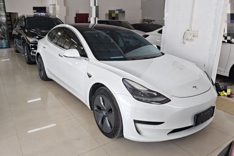 Used Tesla Model 3 2020 Refreshed Version Long-Range Rear-Wheel Drive Front Right 45 Deg