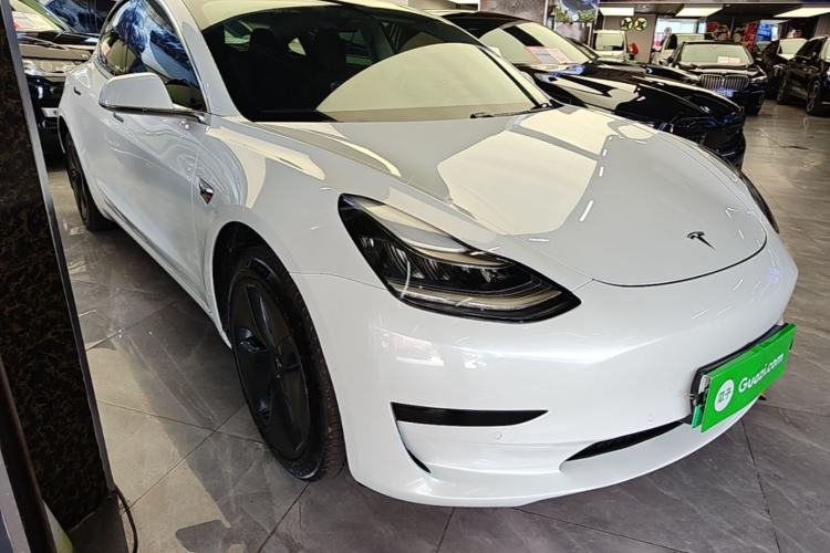 Used Tesla Model 3 2020 Standard Range Rear-Wheel Drive Upgraded Version Front Right 45 Deg