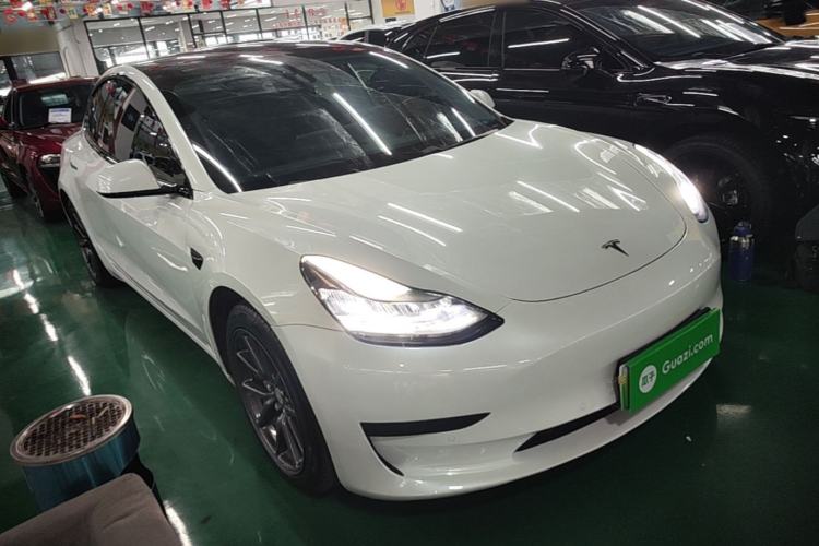 Used Tesla Model 3 2020 Standard Range Rear-Wheel Drive Upgraded Version Front Right 45 Deg
