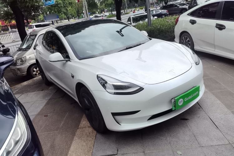 Used Tesla Model 3 2020 Standard Range Rear-Wheel Drive Upgraded Version Front Right 45 Deg