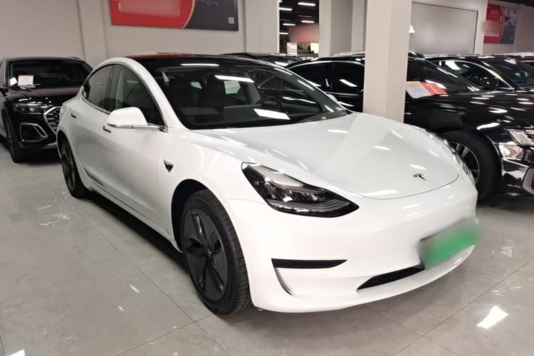 Used Tesla Model 3 2020 Standard Range Rear-Wheel Drive Upgraded Version Front Right 45 Deg
