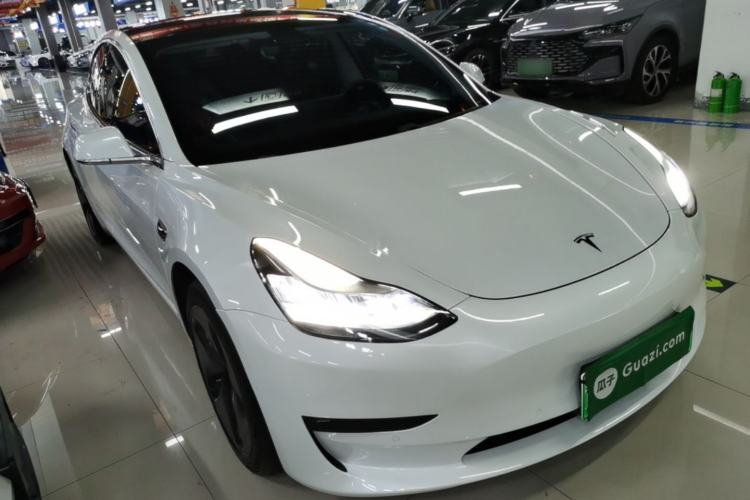 Used Tesla Model 3 2020 Standard Range Rear-Wheel Drive Upgraded Version Front Right 45 Deg