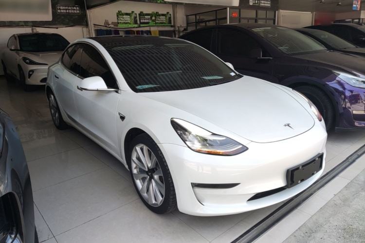 Used Tesla Model 3 2020 Refreshed Version Long-Range Rear-Wheel Drive Front Right 45 Deg