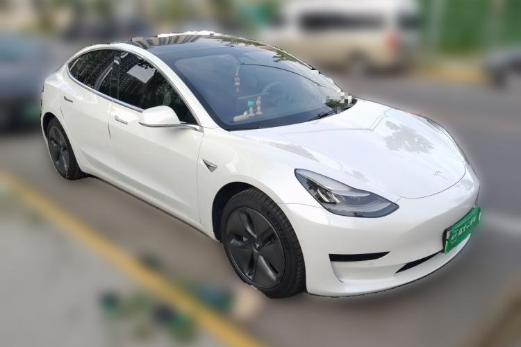 Used Tesla Model 3 2020 Standard Range Rear-Wheel Drive Upgraded Version Front Right 45 Deg