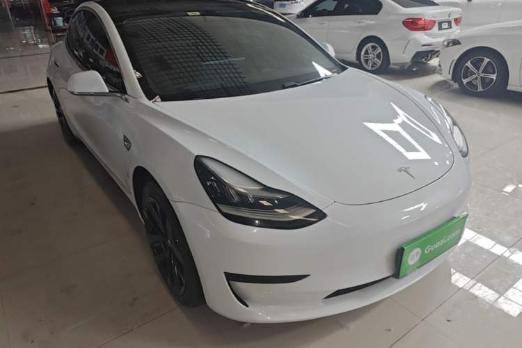 Used Tesla Model 3 2020 Standard Range Rear-Wheel Drive Upgraded Version Front Right 45 Deg