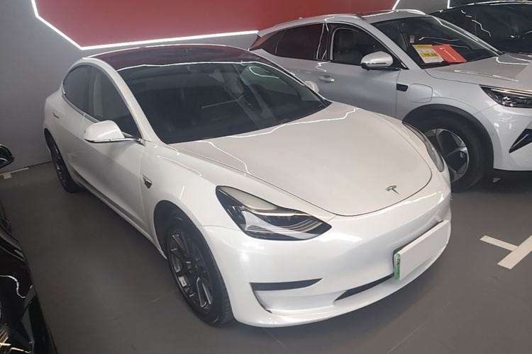 Used Tesla Model 3 2020 Standard Range Rear-Wheel Drive Upgraded Version Front Right 45 Deg