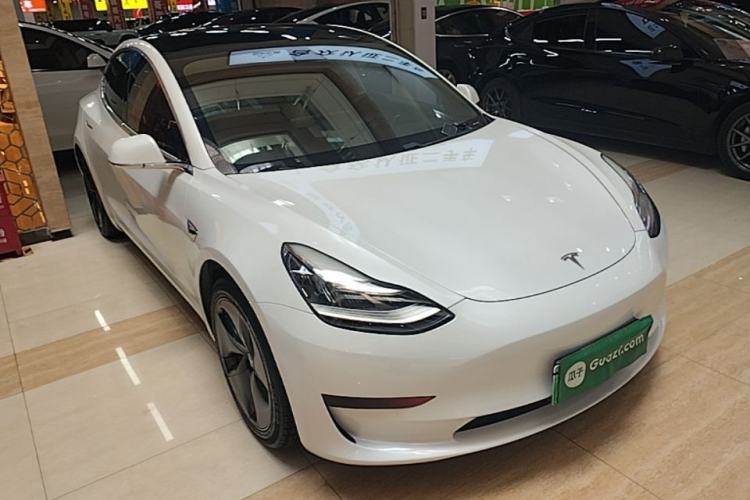 Used Tesla Model 3 2020 Standard Range Rear-Wheel Drive Upgraded Version Front Right 45 Deg