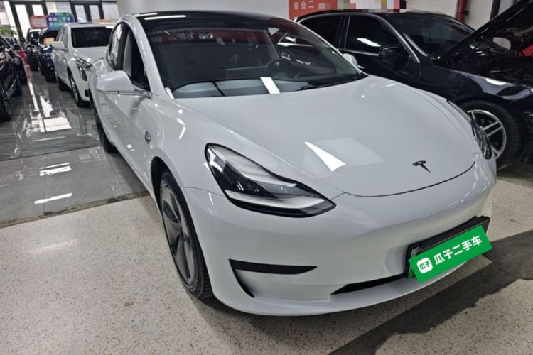 Used Tesla Model 3 2020 Standard Range Rear-Wheel Drive Upgraded Version Front Right 45 Deg