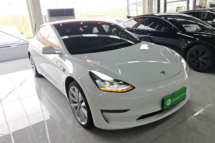 Used Tesla Model 3 2020 Refreshed Version Long-Range Rear-Wheel Drive Front Right 45 Deg
