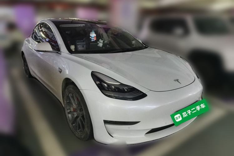 Used Tesla Model 3 2020 Refreshed Version Long-Range Rear-Wheel Drive Front Right 45 Deg