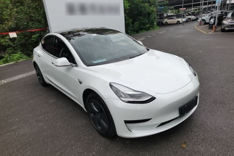 Used Tesla Model 3 2020 Standard Range Rear-Wheel Drive Upgraded Version Front Right 45 Deg