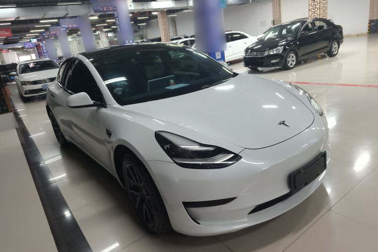Used Tesla Model 3 2020 Standard Range Rear-Wheel Drive Upgraded Version Front Right 45 Deg