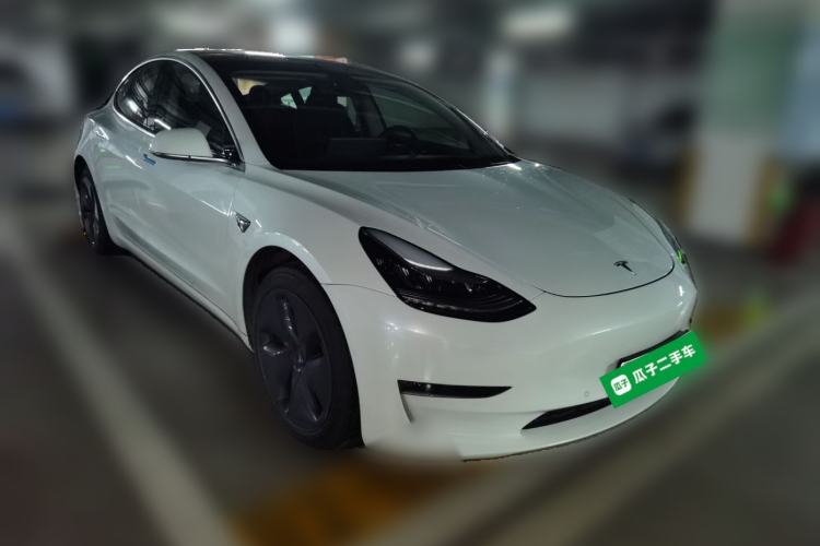 Used Tesla Model 3 2020 Refreshed Version Long-Range Rear-Wheel Drive Front Right 45 Deg