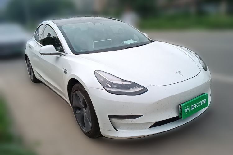 Used Tesla Model 3 2020 Refreshed Version Long-Range Rear-Wheel Drive Front Right 45 Deg