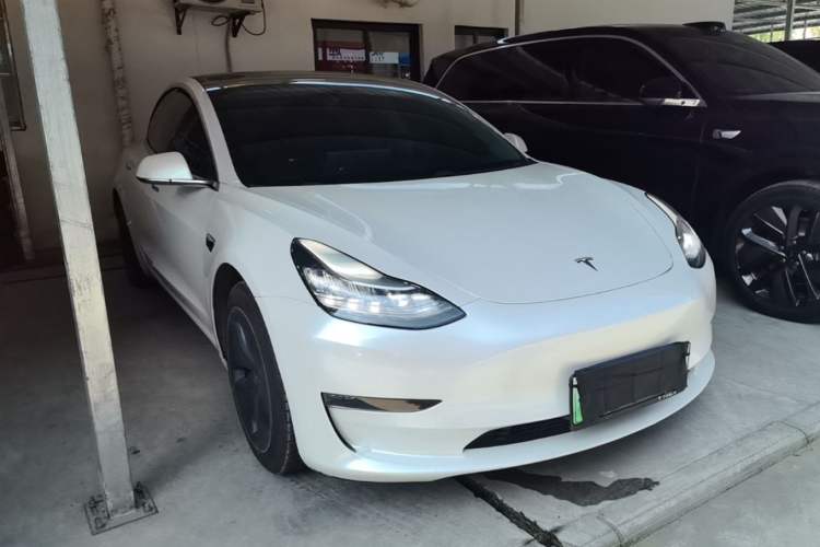 Used Tesla Model 3 2020 Refreshed Version Long-Range Rear-Wheel Drive Front Right 45 Deg