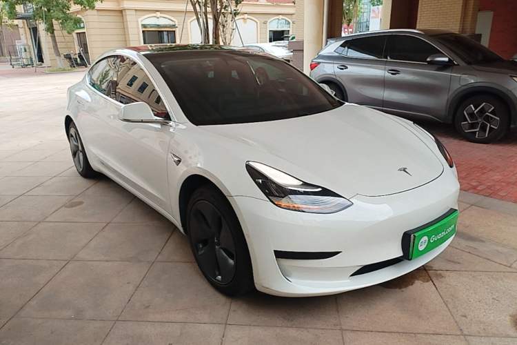 Used Tesla Model 3 2020 Standard Range Rear-Wheel Drive Upgraded Version Front Right 45 Deg
