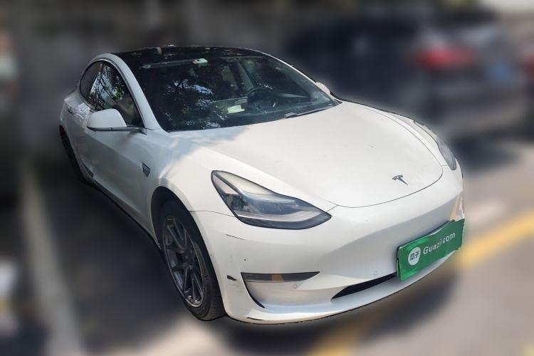 Used Tesla Model 3 2020 Refreshed Version Long-Range Rear-Wheel Drive Front Right 45 Deg