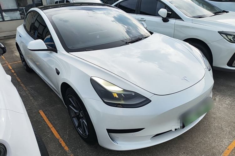 Used Tesla Model 3 2020 Refreshed Version Long-Range Rear-Wheel Drive Front Right 45 Deg