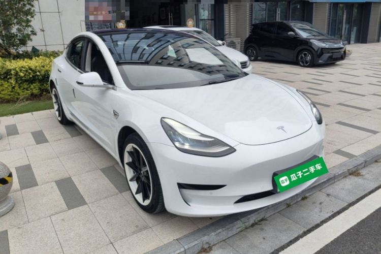 Used Tesla Model 3 2020 Standard Range Rear-Wheel Drive Upgraded Version Front Right 45 Deg