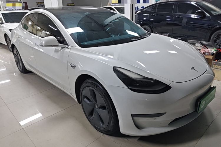 Used Tesla Model 3 2020 Refreshed Version Long-Range Rear-Wheel Drive Front Right 45 Deg