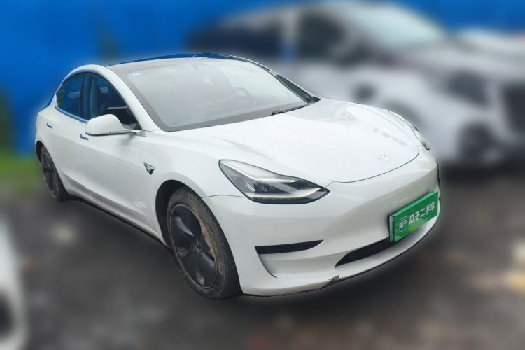 Used Tesla Model 3 2020 Standard Range Rear-Wheel Drive Upgraded Version Front Right 45 Deg