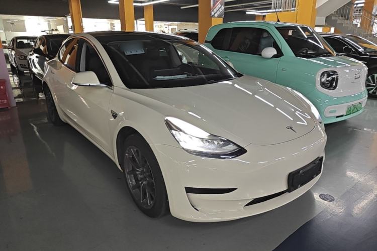 Used Tesla Model 3 2020 Standard Range Rear-Wheel Drive Upgraded Version Front Right 45 Deg