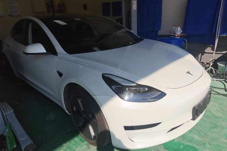 Used Tesla Model 3 2020 Standard Range Rear-Wheel Drive Upgraded Version Front Right 45 Deg