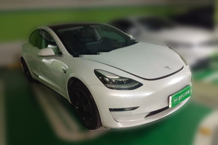 Used Tesla Model 3 2020 Refreshed Version Long-Range Rear-Wheel Drive Front Right 45 Deg