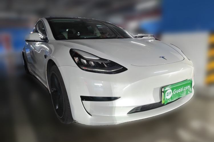 Used Tesla Model 3 2020 Standard Range Rear-Wheel Drive Upgraded Version Front Right 45 Deg