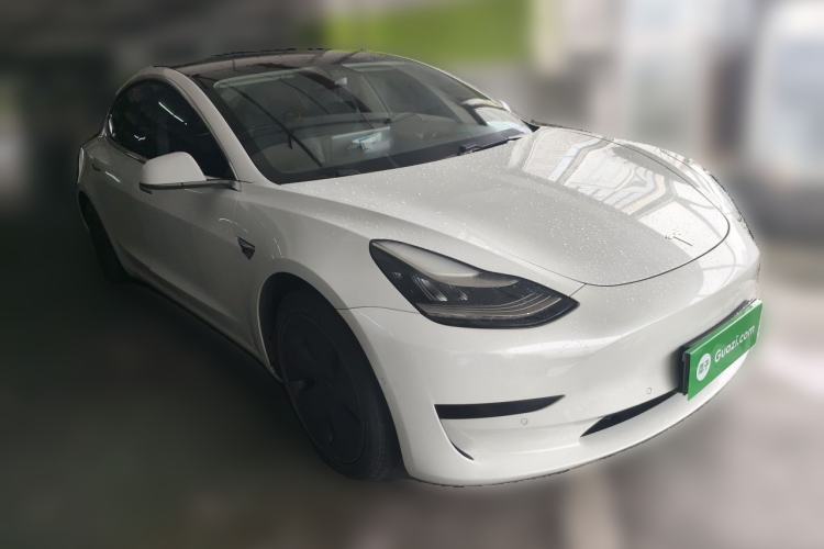 Used Tesla Model 3 2020 Standard Range Rear-Wheel Drive Upgraded Version Front Right 45 Deg