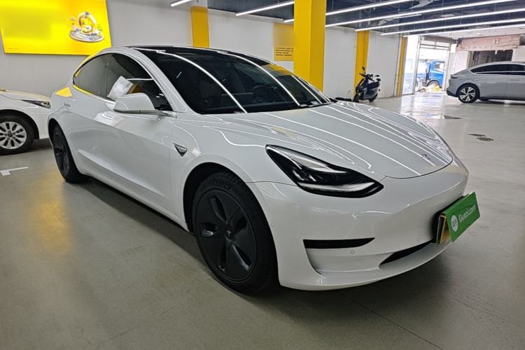 Used Tesla Model 3 2020 Standard Range Rear-Wheel Drive Upgraded Version Front Right 45 Deg