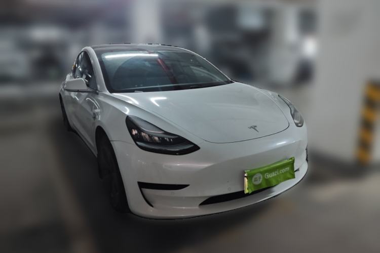 Used Tesla Model 3 2020 Standard Range Rear-Wheel Drive Upgraded Version Front Right 45 Deg