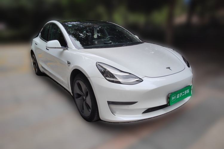 Used Tesla Model 3 2020 Refreshed Version Long-Range Rear-Wheel Drive Front Right 45 Deg